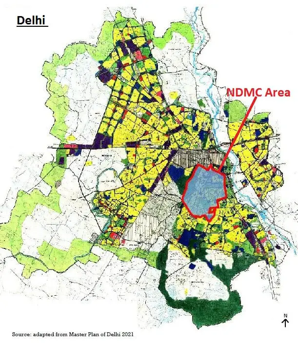 NDMC Area Map