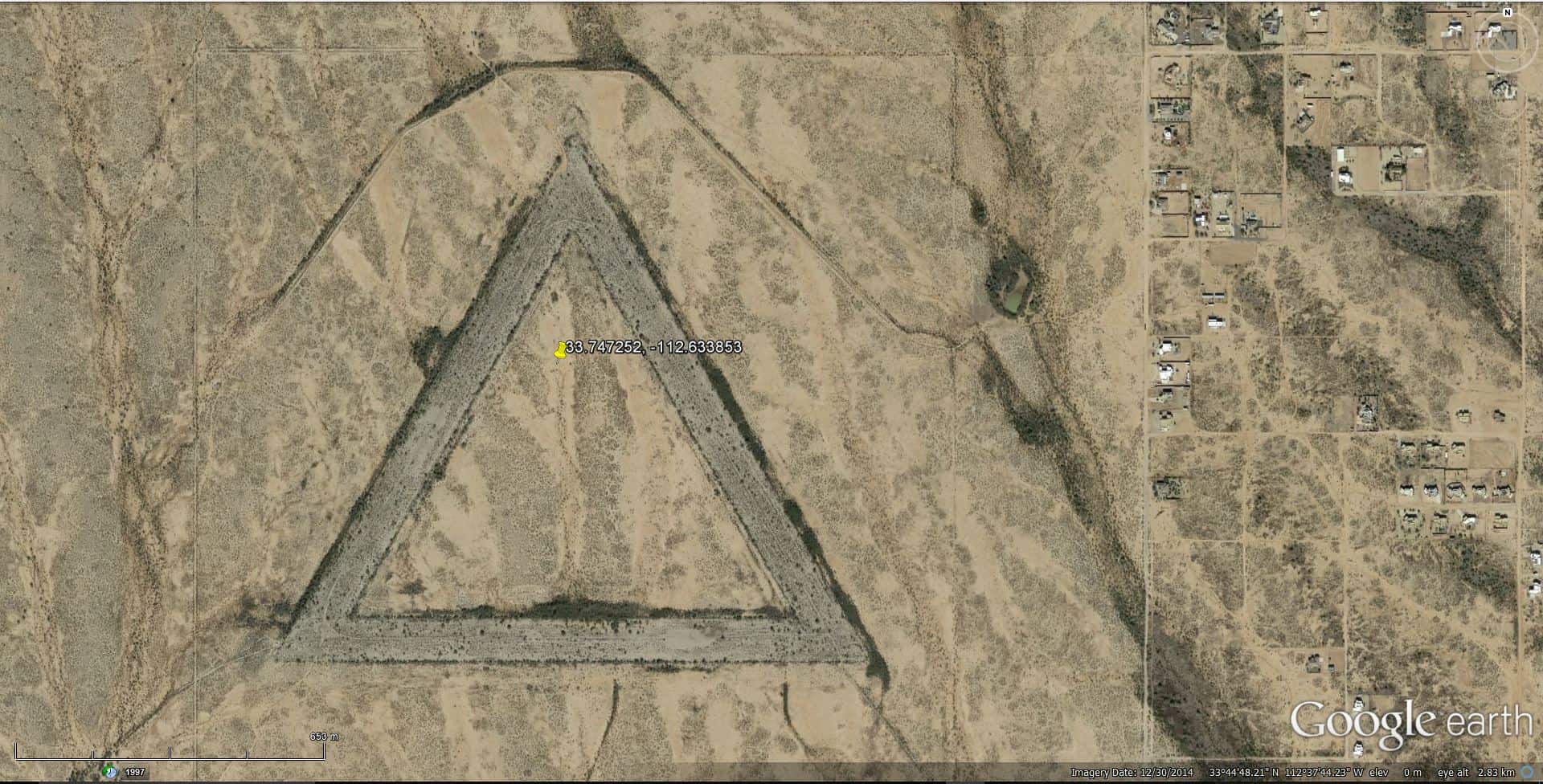 Mysterious Giant Triangle, Arizona, USA