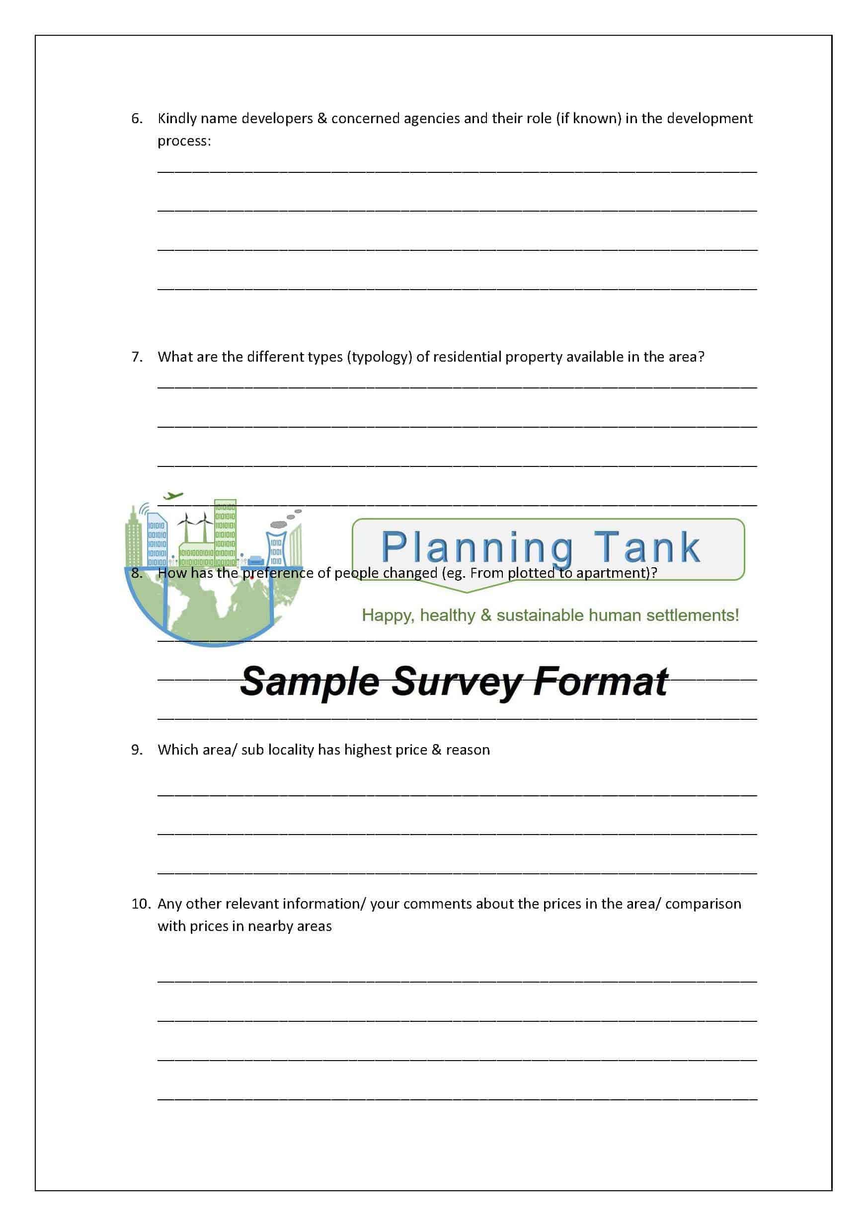 Property Dealer Survey Questionnaire Sample 1 page 2