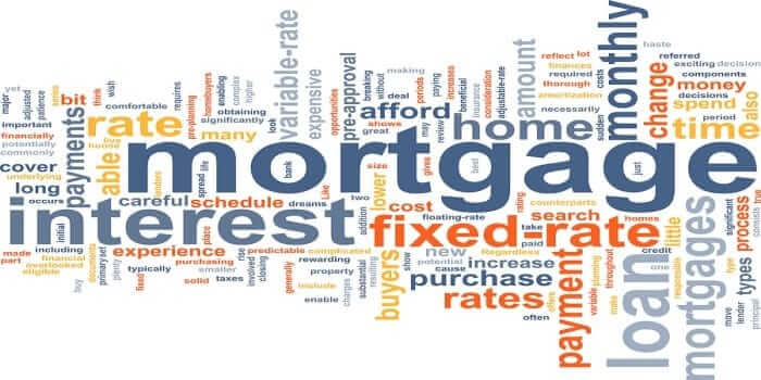 what determines property price in an area - mortgages interest rates