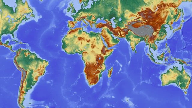 high resolution topographic map of the world What Is A Topographic Map Or An Elevation Map Planning Tank high resolution topographic map of the world