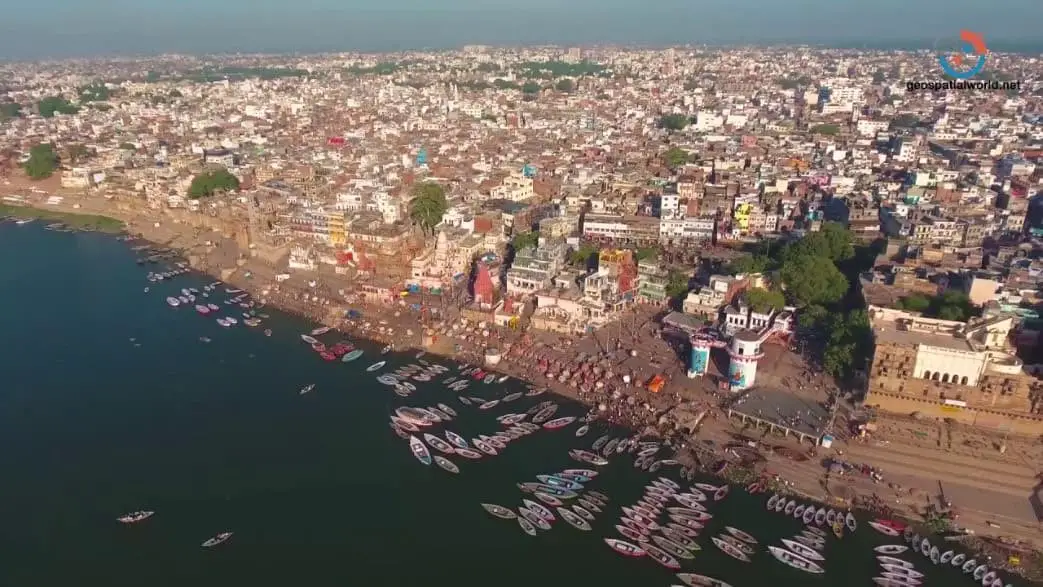 A view of Varanasi city