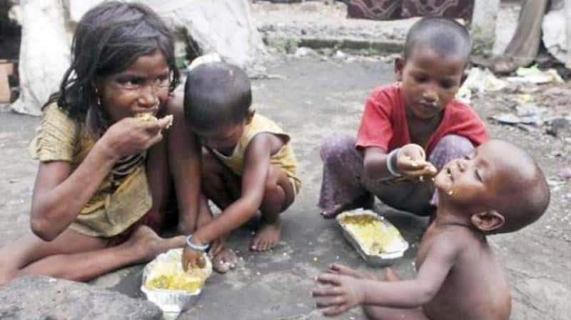 Children do not get enough food for survival
