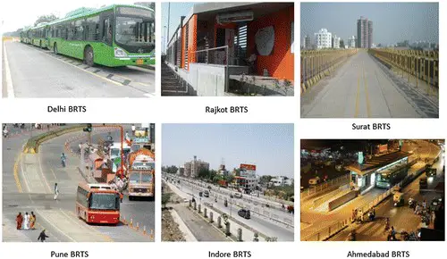 BRT examples in India