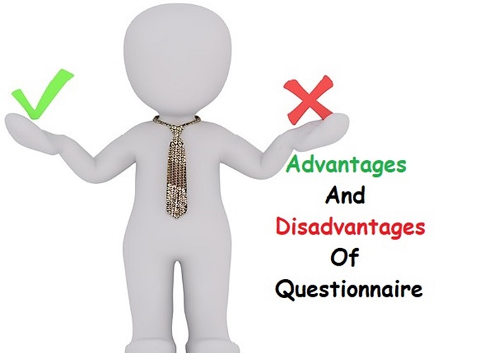Advantages & Disadvantages of questionnaires