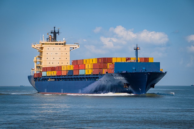 container ship sea logistics cargo